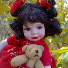 Кукла фарфоровая коллекционная Анет Фрутинелла