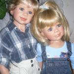 Семейное разноцветье...Мои коллекционные куклы