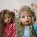 "Цветы" уходящего лета...(продолжение) Мои куклята,коллекционные детки от Мастерпис...