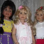 Просто уходило,просто уходило ЛЕТО... Мои коллекционные куклята, мои "цветочки"...