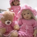 Лизонька и другие... Коллекционные куколки в вязалочках от Кристины!