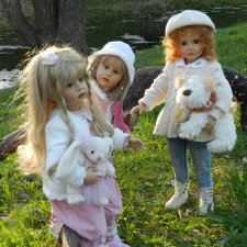 Прогулка подружек тёплым вечерком