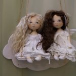 Картинки с выставки кукол на Тишинке. Moscow Fair 2015. Текстильные куклы