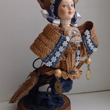 Синяя Птица. Авторская кукла.