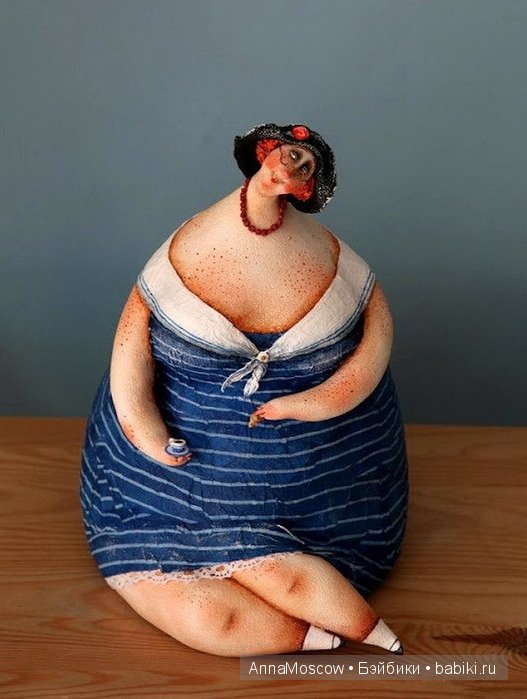 Катя Гусева и ее толстушки. Авторские куклы ☝️ (фото 6)