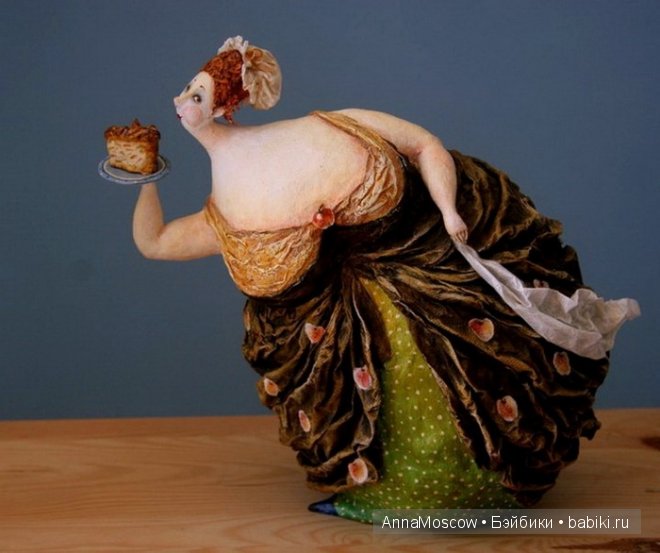 Катя Гусева и ее толстушки. Авторские куклы ☝️