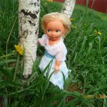 Беляночка. Кукла в окружении природы