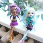 Клодин, Лагуна и малышка Клодин. Наши новенькие куколки Монстр Хай