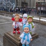 Москва. Куклы Gloob Face - Шерри, Сьюзи, Натуся и их подружка