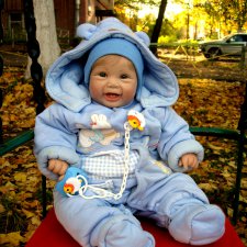 Маш новенький малыш Ванечка. Коллекционная кукла Tinneke Steensens