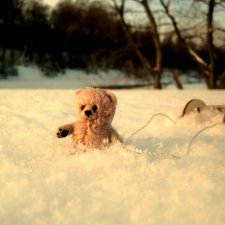 Мишкина зима! Авторский мишка Ольги Чернухо