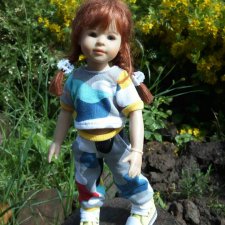 Наше лето. Коллекционная кукла Светочка Heidi Piusczok