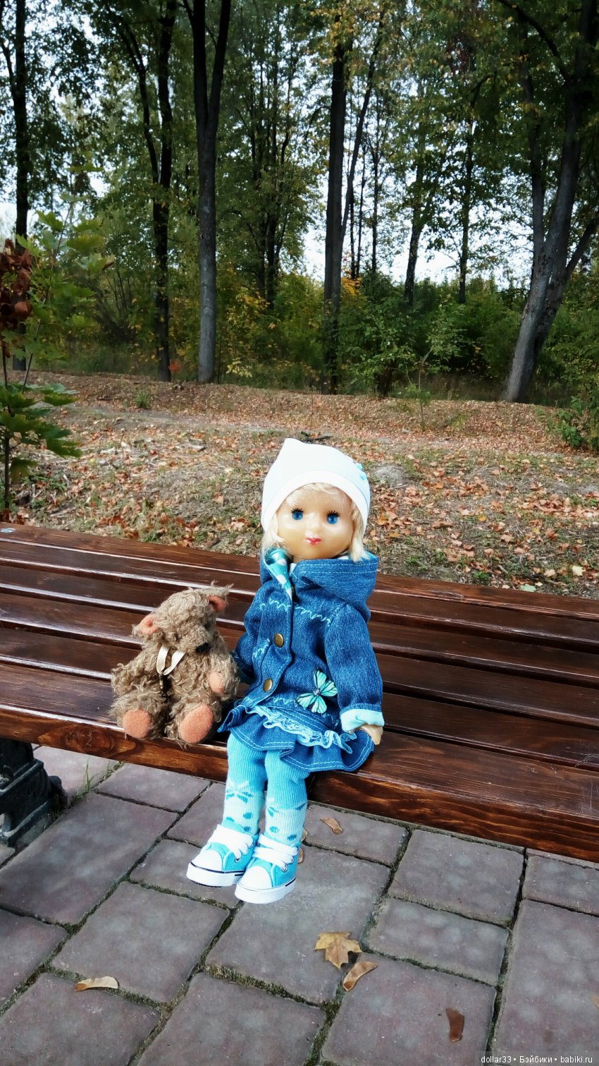 Краски осени. Светочка - шарнирная кукла из СССР