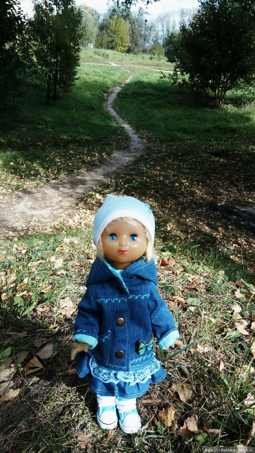 Краски осени. Светочка - шарнирная кукла из СССР