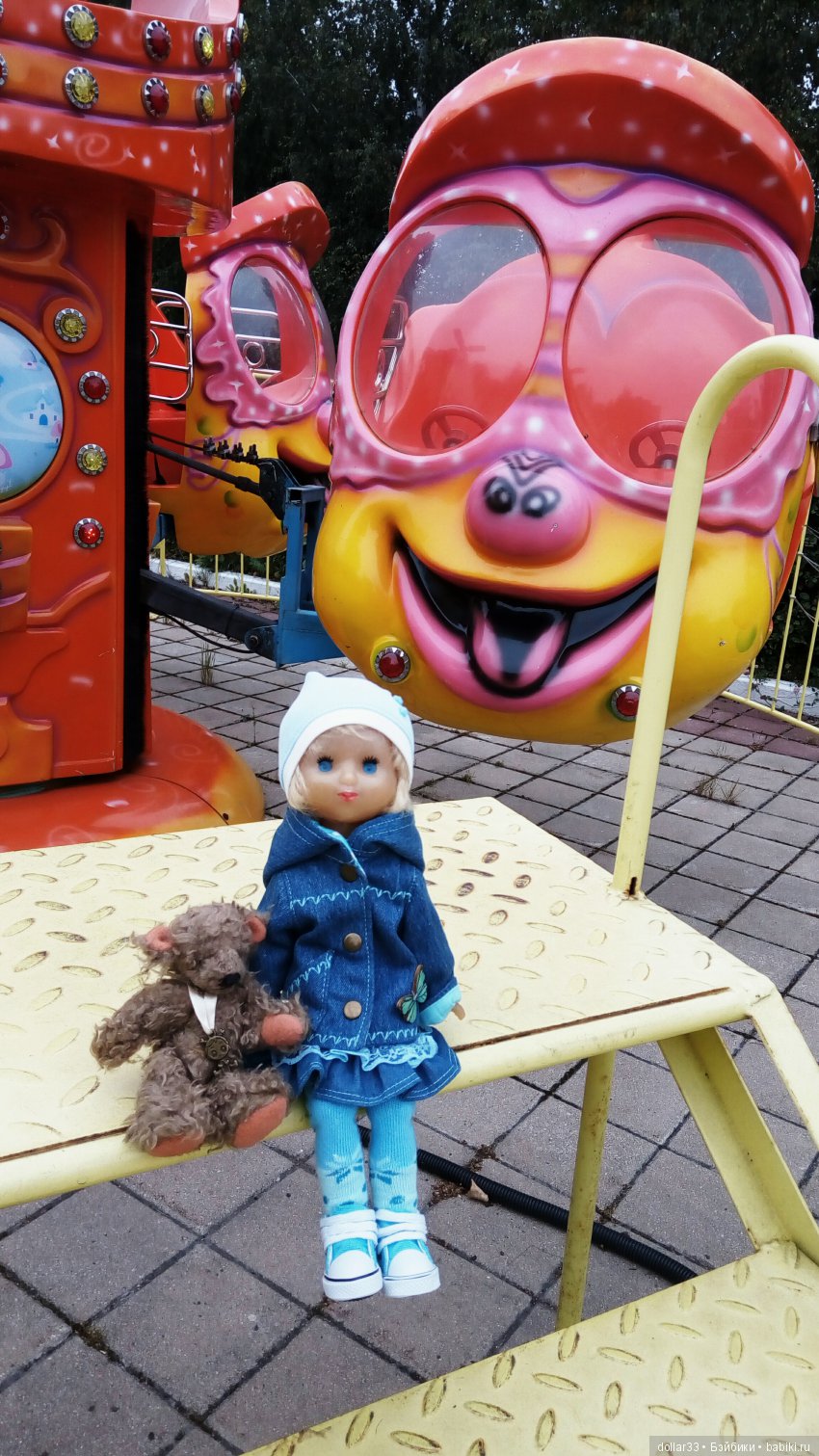 Краски осени. Светочка - шарнирная кукла из СССР