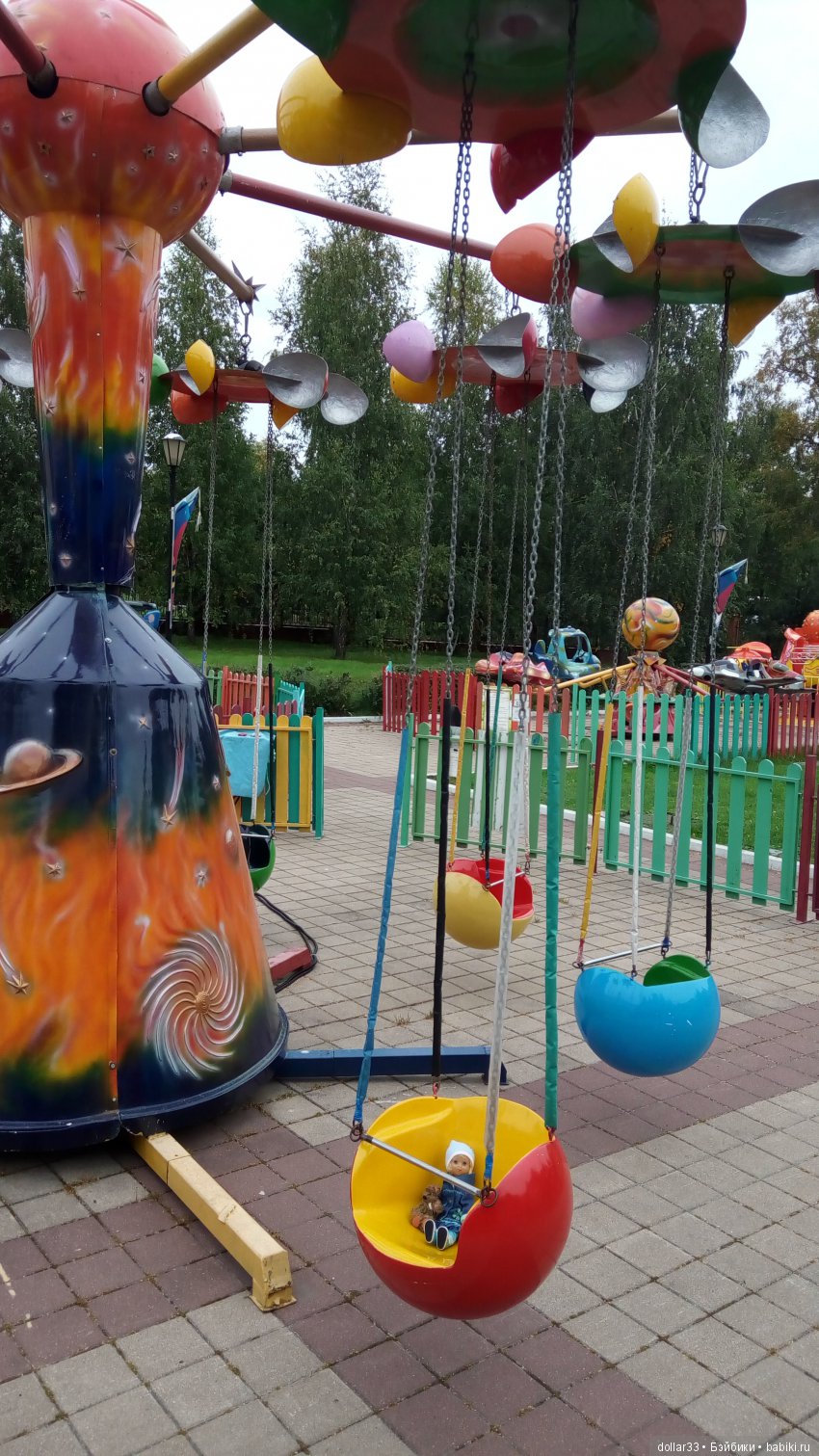 Краски осени. Светочка - шарнирная кукла из СССР