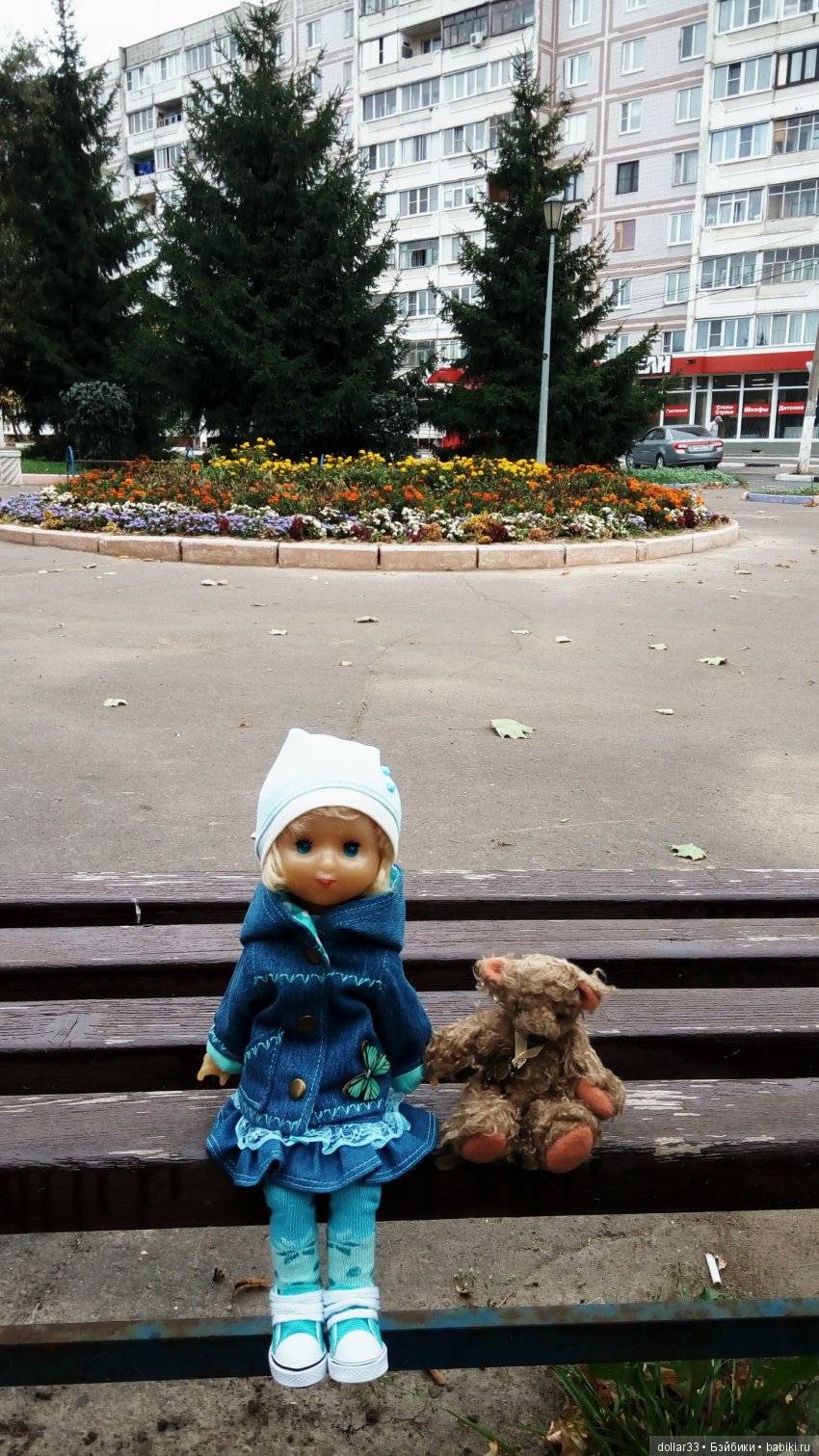 Краски осени. Светочка - шарнирная кукла из СССР