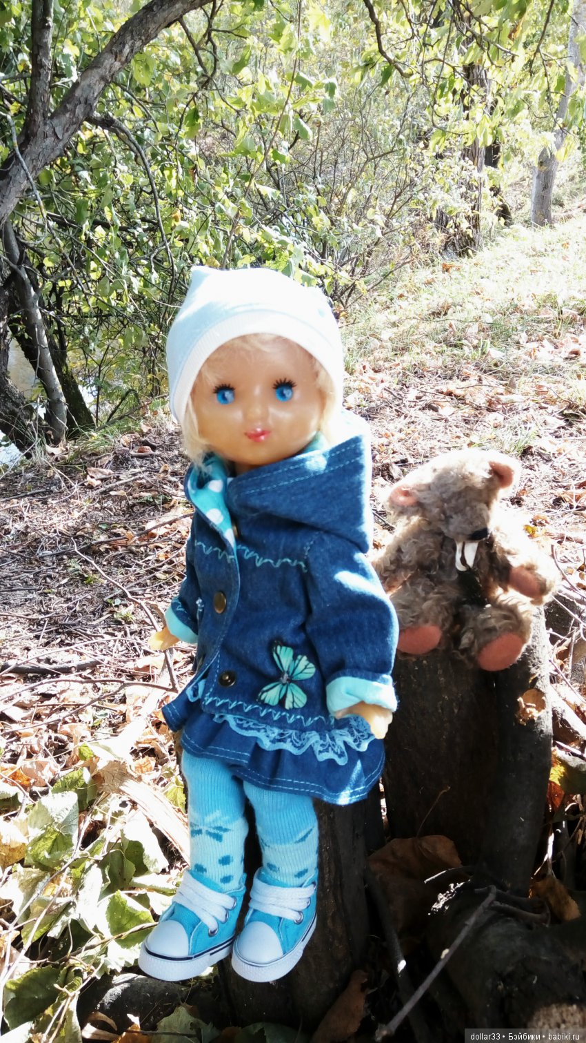 Краски осени. Светочка - шарнирная кукла из СССР