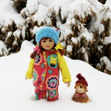 Делимся снежком