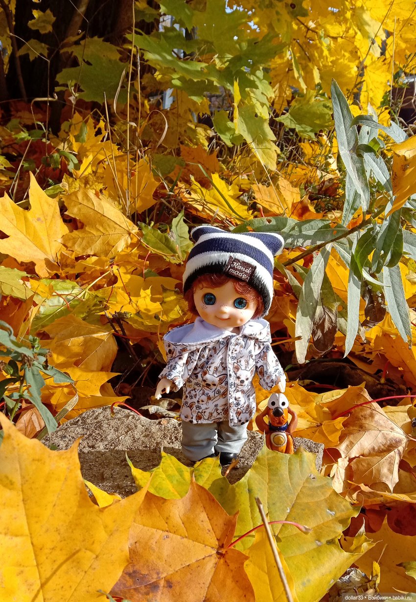 Левушка и осень — Куклы Baboliy (Баболи (фото 4)