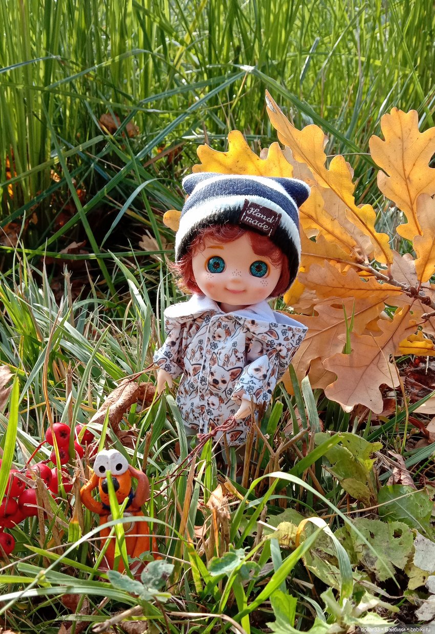 Левушка и осень — Куклы Baboliy (Баболи (фото 10)