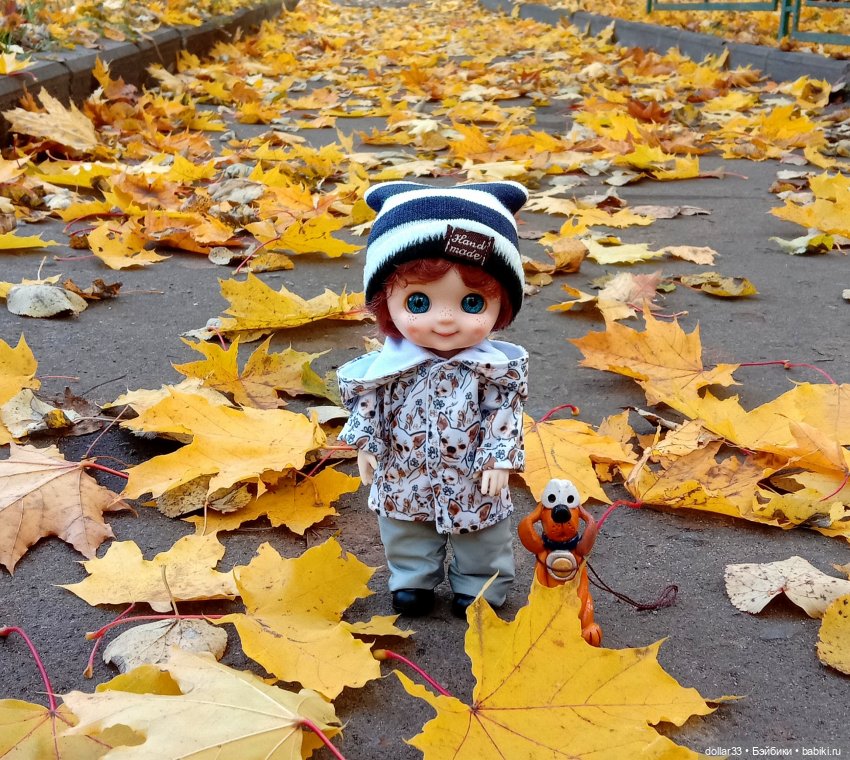 Левушка и осень — Куклы Baboliy (Баболи (фото 2)