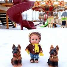 Сонечка. Прогулка в парке.