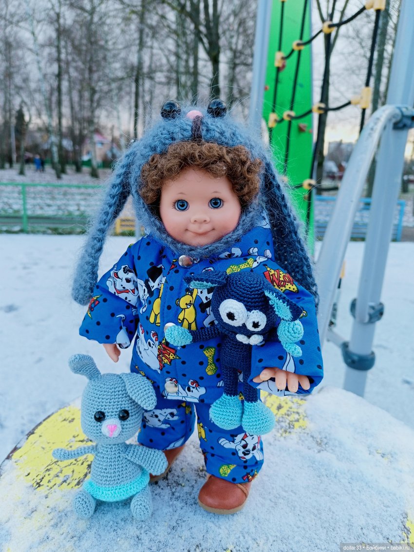 Сашенька на прогулке — Куклы Rosemarie Anna Muller (Мюллер): Вихтели (Wichtel) (фото 4)