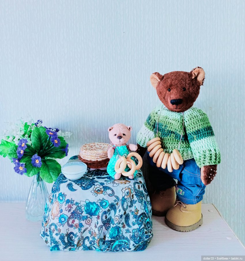 С праздником — Домашние фото авторских игрушек: Тедди (фото 7)