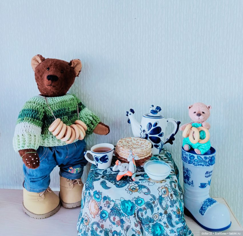 С праздником — Домашние фото авторских игрушек: Тедди (фото 4)