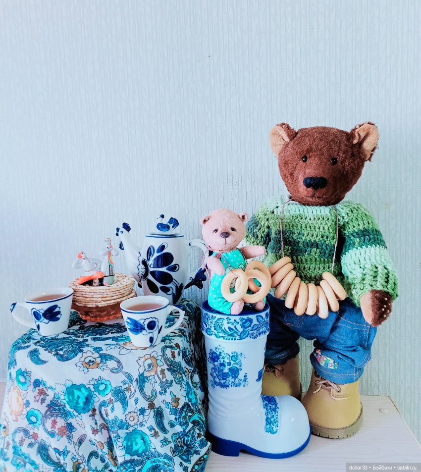 С праздником — Домашние фото авторских игрушек: Тедди (фото 5)