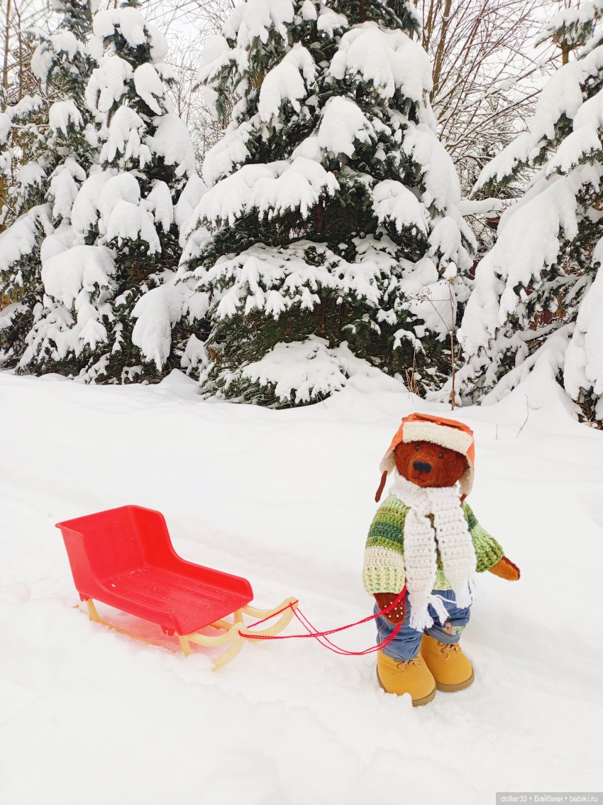 Предновогоднее. Как Мишка за ёлочкой в лес ходил (фото 3)