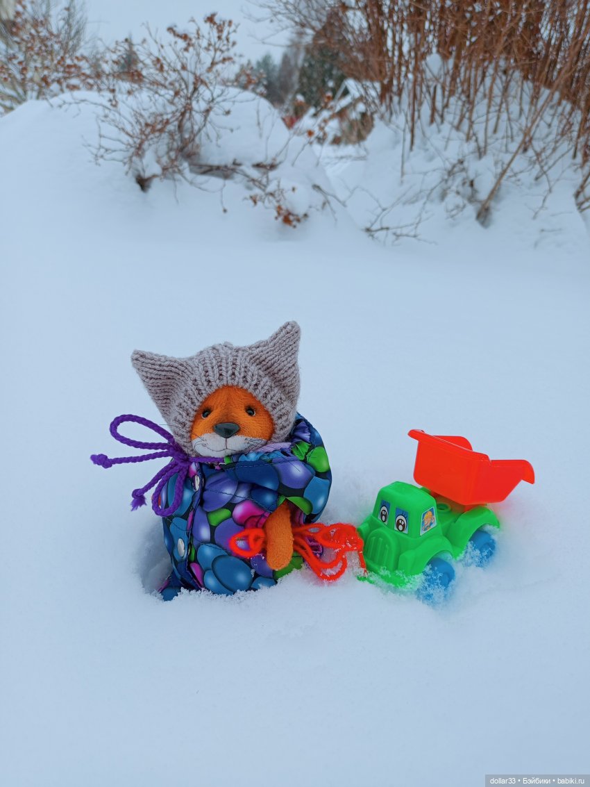 Фоксик и Ворона. Зима — Домашние фото авторских кукол: личные коллекции (фото 3)
