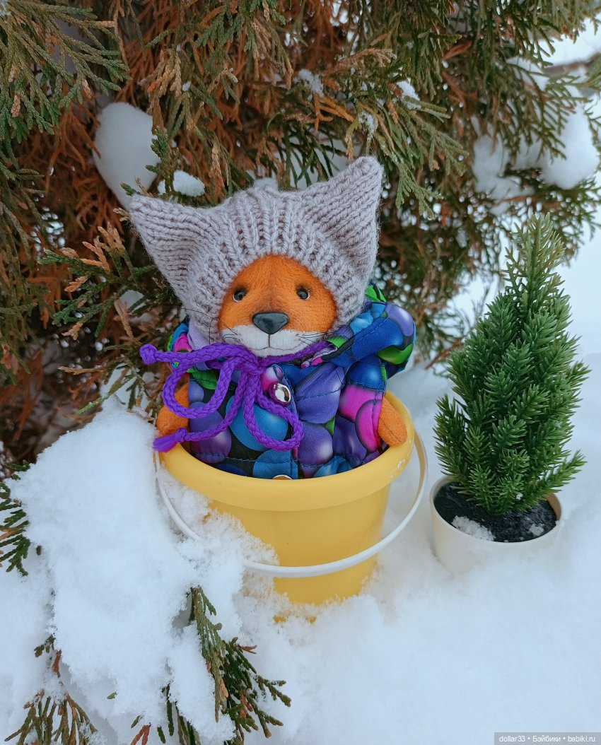 Фоксик и Ворона. Зима — Домашние фото авторских кукол: личные коллекции (фото 2)