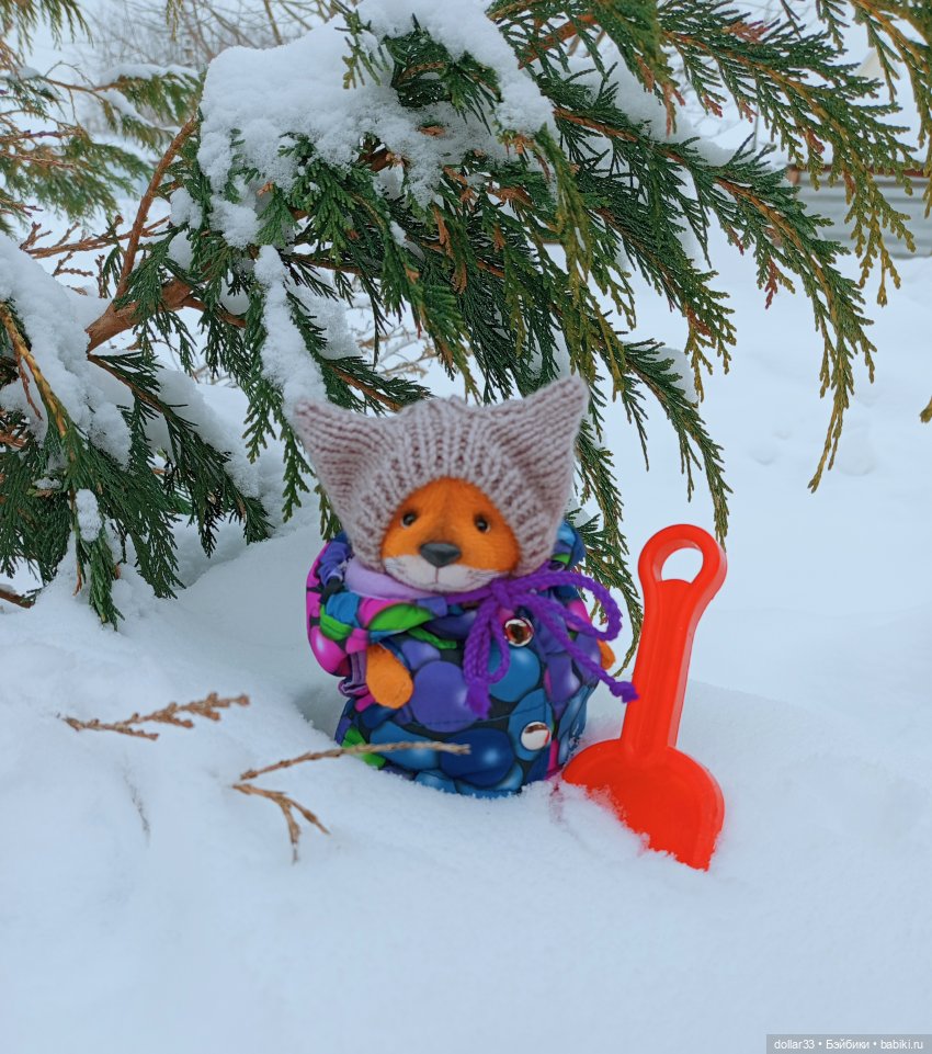 Фоксик и Ворона. Зима — Домашние фото авторских кукол: личные коллекции (фото 4)