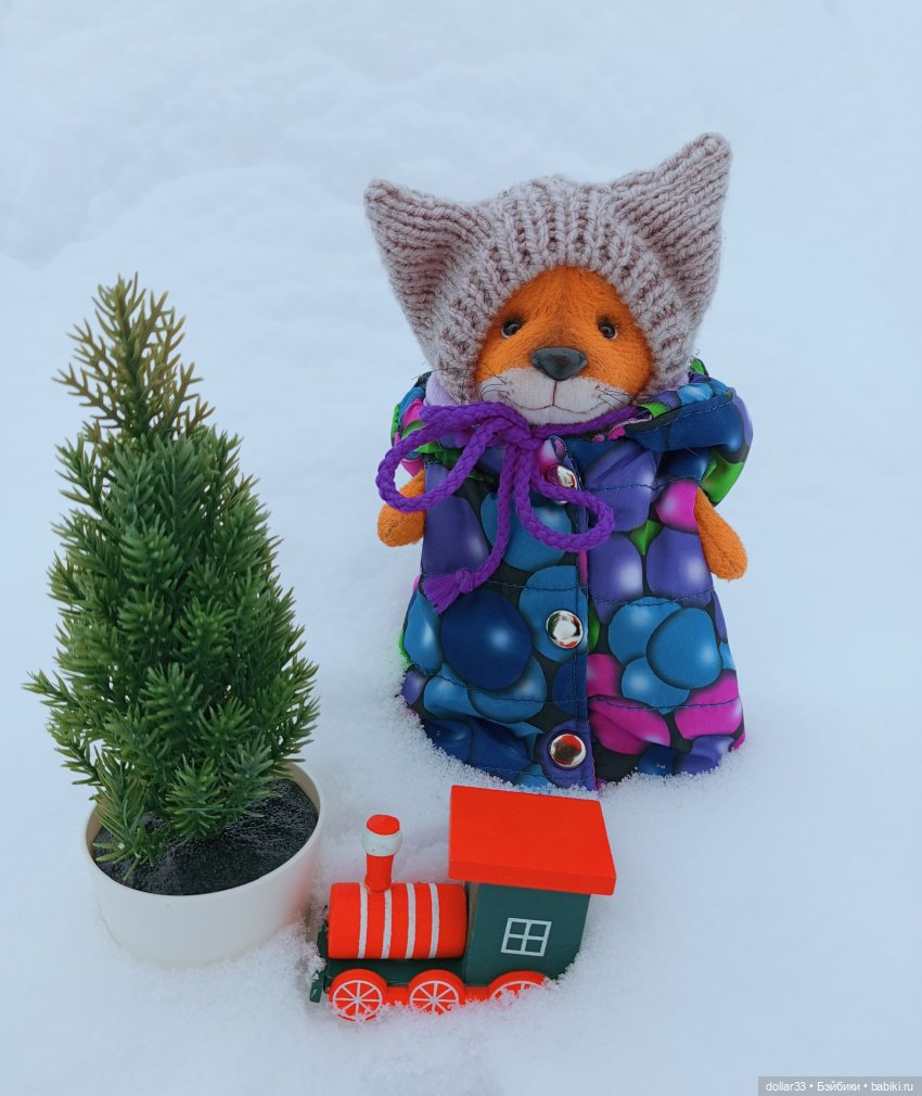 Фоксик и Ворона. Зима — Домашние фото авторских кукол: личные коллекции