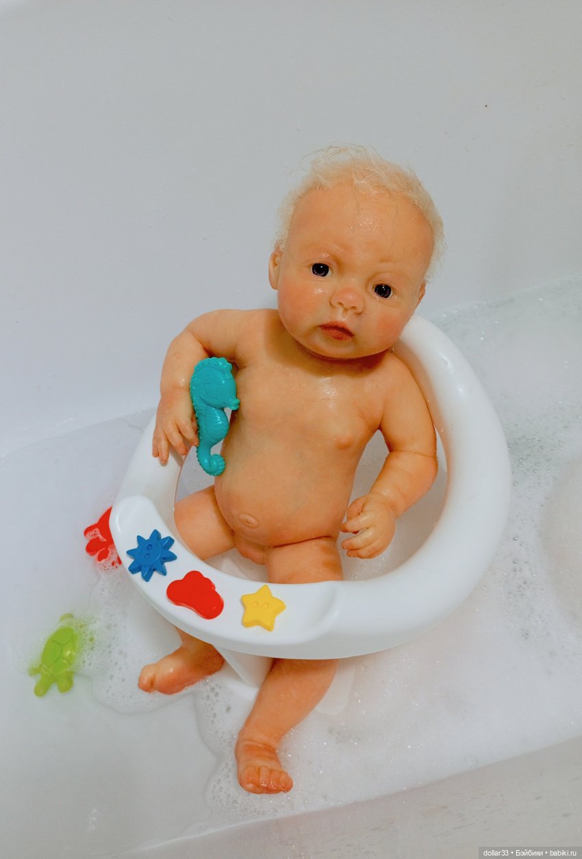 Анечка. Силиконовая кукла Светланы Семёновой (фото 4)