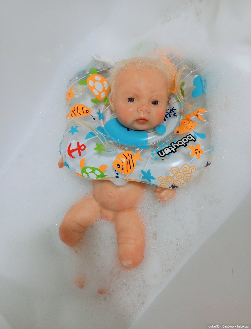 Анечка. Силиконовая кукла Светланы Семёновой (фото 2)