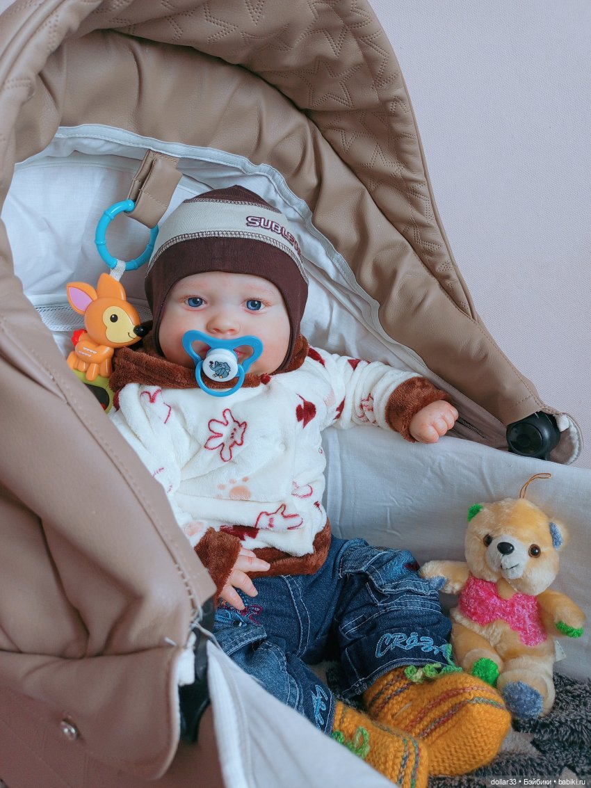 Мишенька. Игры в коляске — Куклы Реборн (Reborn): домашние фото (фото 10)
