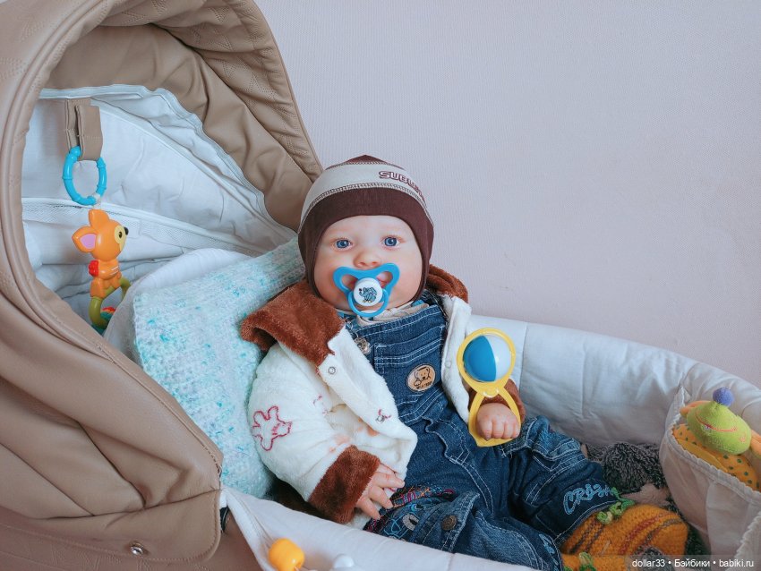 Мишенька. Игры в коляске — Куклы Реборн (Reborn): домашние фото (фото 7)