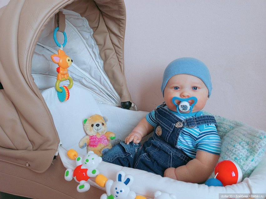 Мишенька. Игры в коляске — Куклы Реборн (Reborn): домашние фото (фото 5)