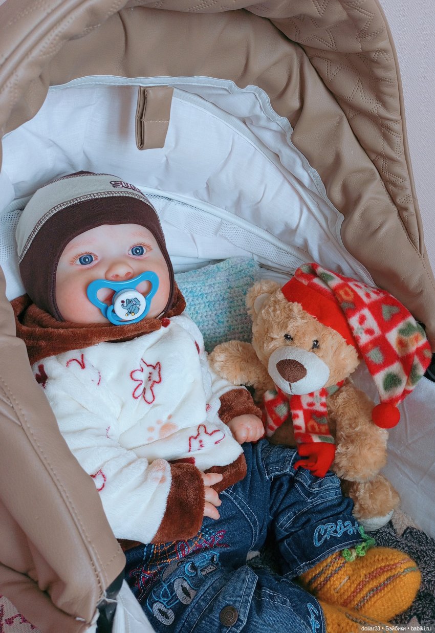 Мишенька. Игры в коляске — Куклы Реборн (Reborn): домашние фото (фото 8)
