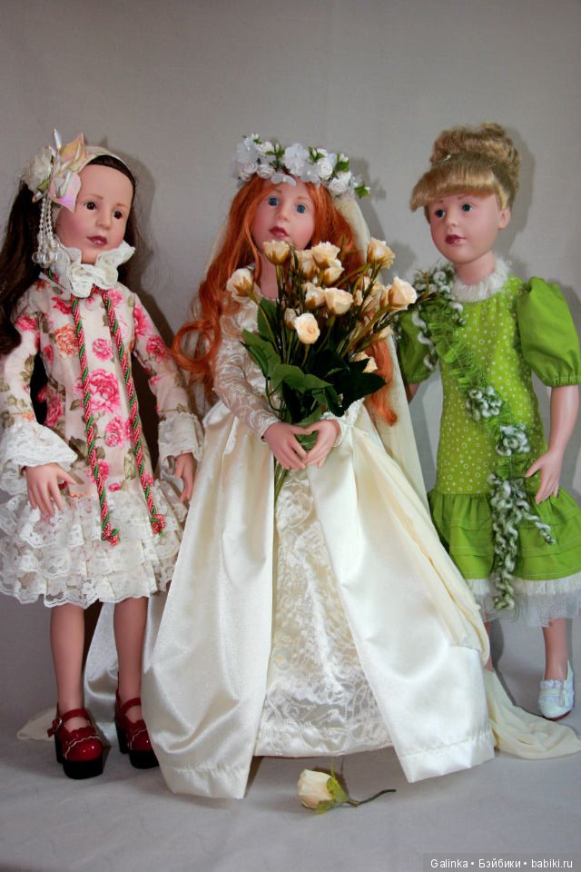 В день свадьбы — Куклы Hildegard Gunzel (Гюнцель) из винила: Gotz (фото 10)