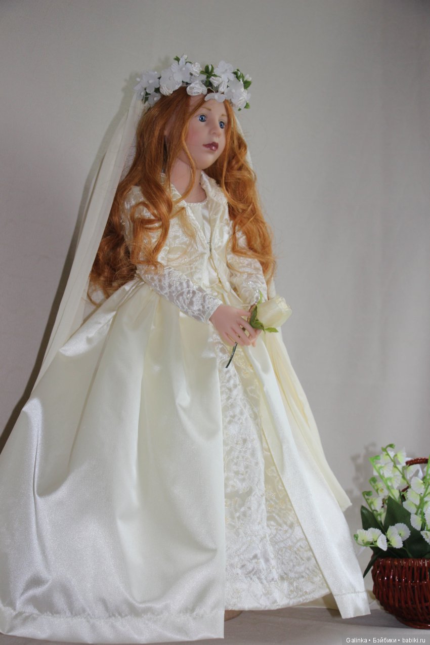 В день свадьбы — Куклы Hildegard Gunzel (Гюнцель) из винила: Gotz (фото 8)