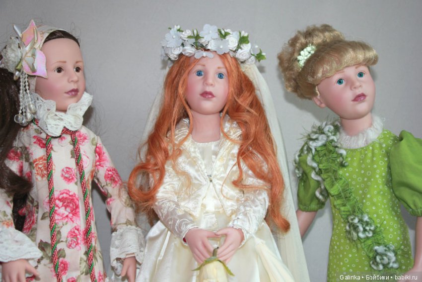 В день свадьбы — Куклы Hildegard Gunzel (Гюнцель) из винила: Gotz (фото 9)
