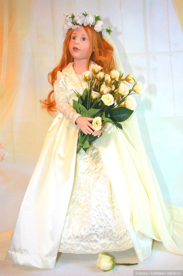 В день свадьбы — Куклы Hildegard Gunzel (Гюнцель) из винила: Gotz (фото 2)