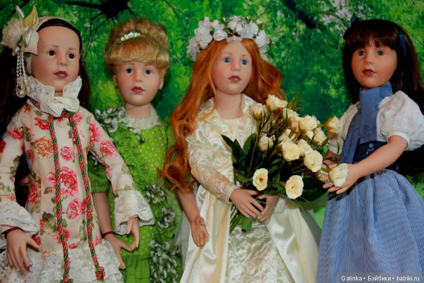 В день свадьбы — Куклы Hildegard Gunzel (Гюнцель) из винила: Gotz