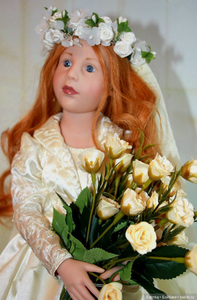 В день свадьбы — Куклы Hildegard Gunzel (Гюнцель) из винила: Gotz
