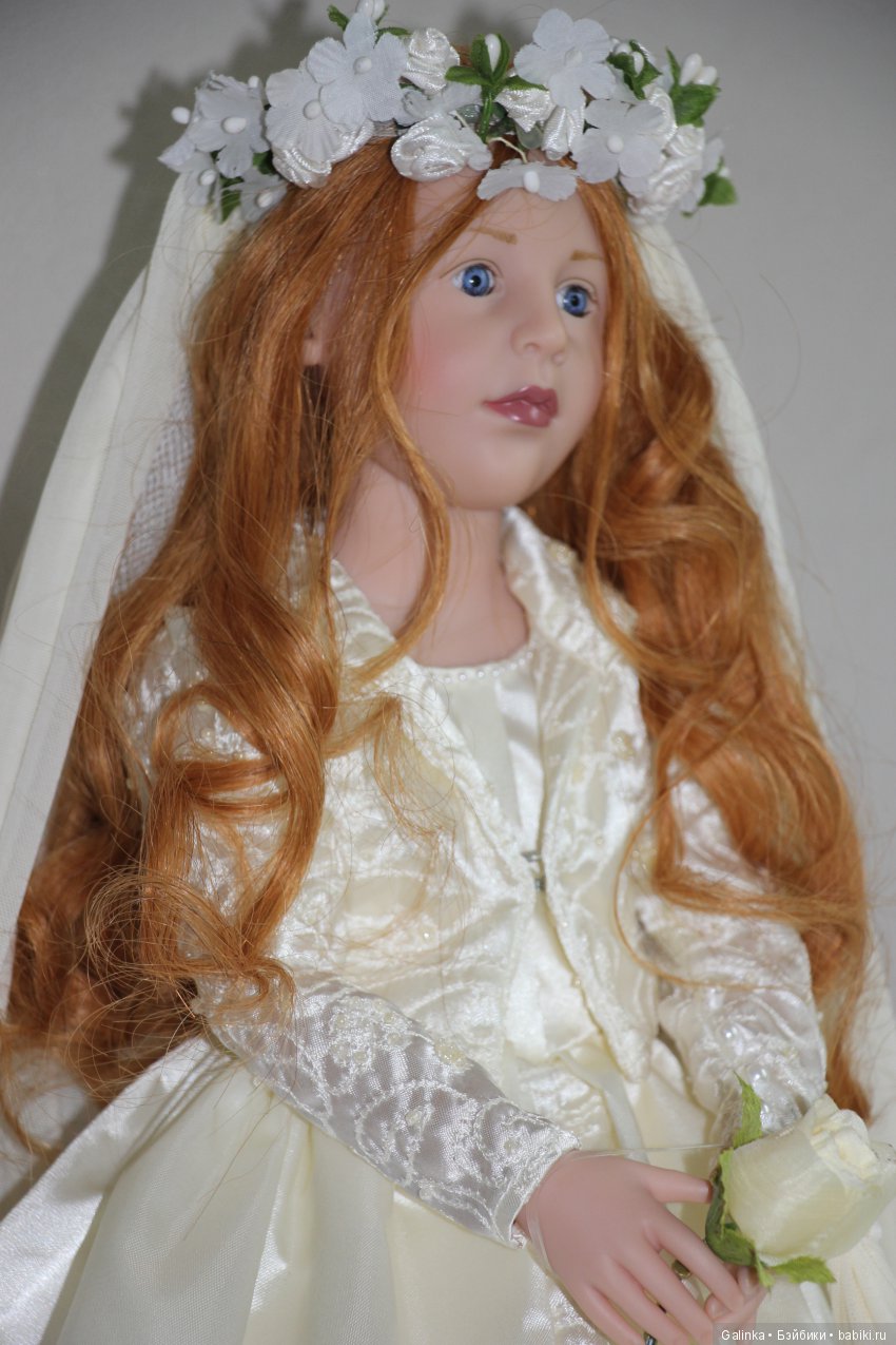 В день свадьбы — Куклы Hildegard Gunzel (Гюнцель) из винила: Gotz (фото 7)