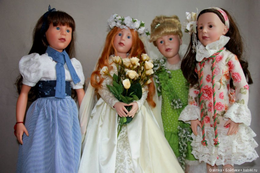 В день свадьбы — Куклы Hildegard Gunzel (Гюнцель) из винила: Gotz